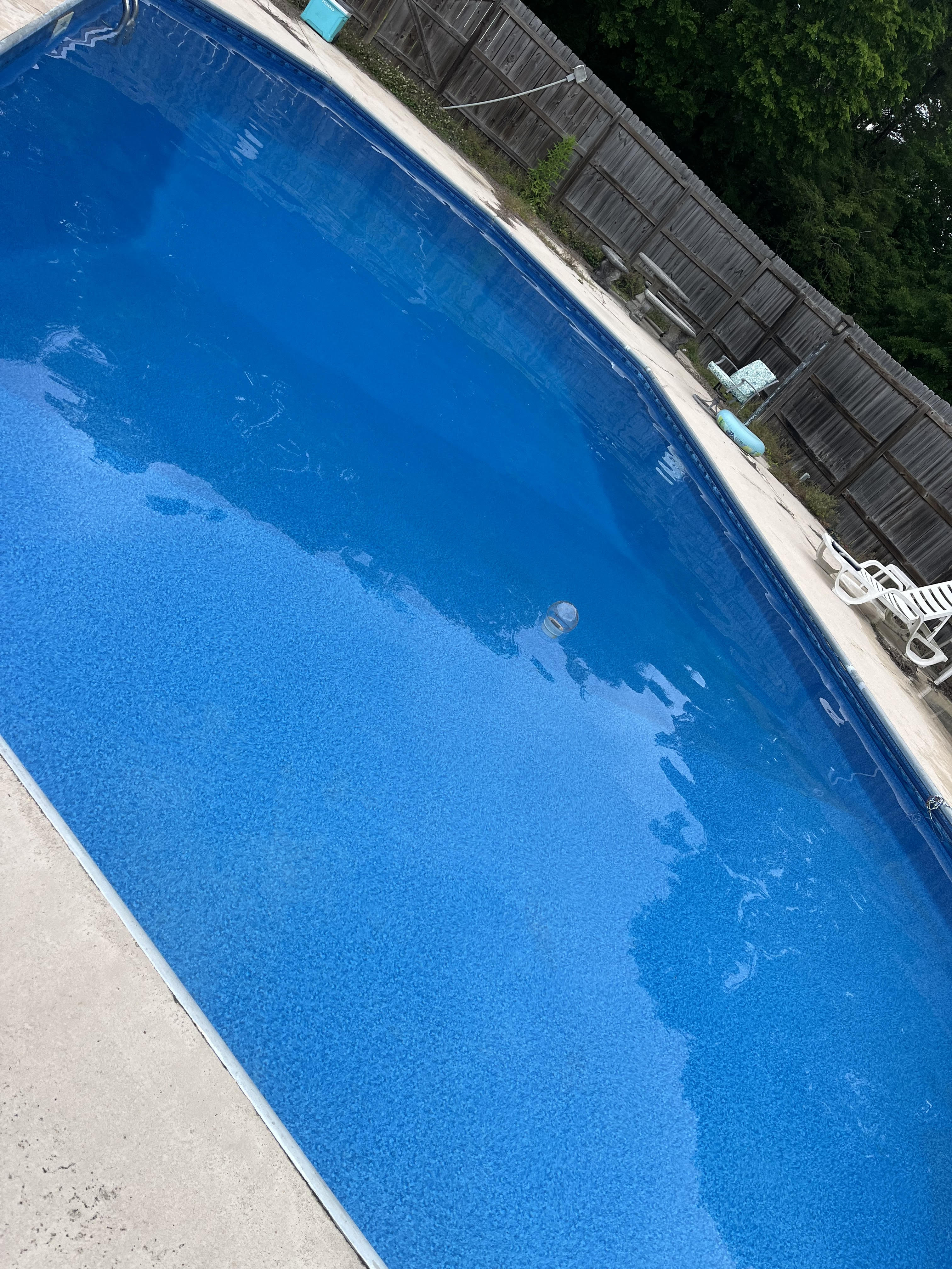Clear pool after